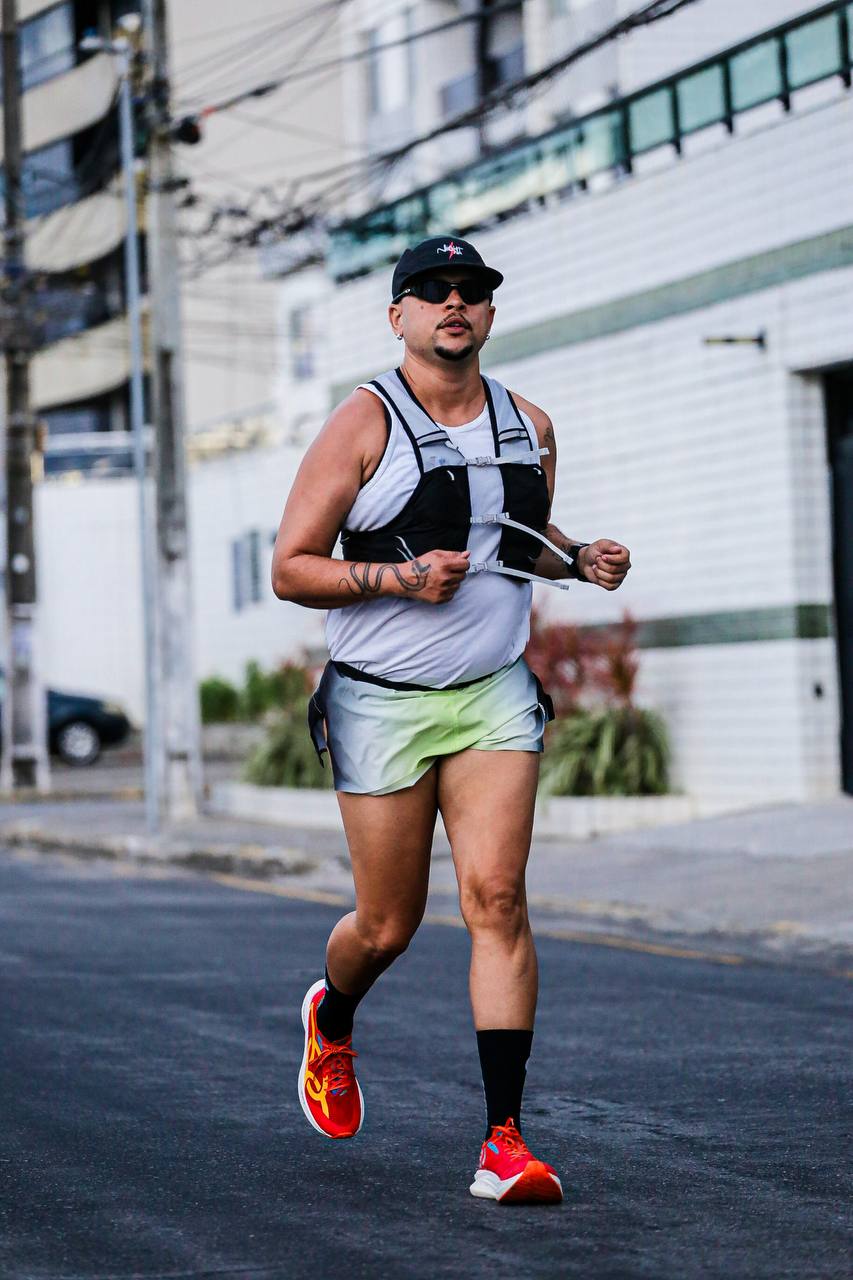 Long run com colete · bairro